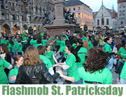 Flashmob St. Patricks Day Flashmob Marienplatz (©Foto. Martin Schmitz)